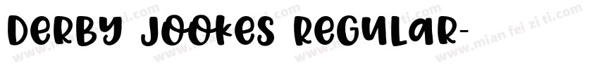 Derby Jookes Regular字体转换